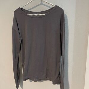 Athleta Women's Long Sleeve Crewneck Top - Gray